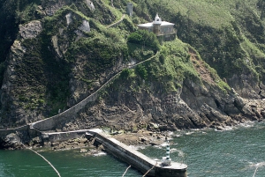 Vandring på Camino de Santiago i San Sebastian