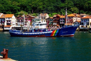 Vandring på Camino de Santiago i San Sebastian