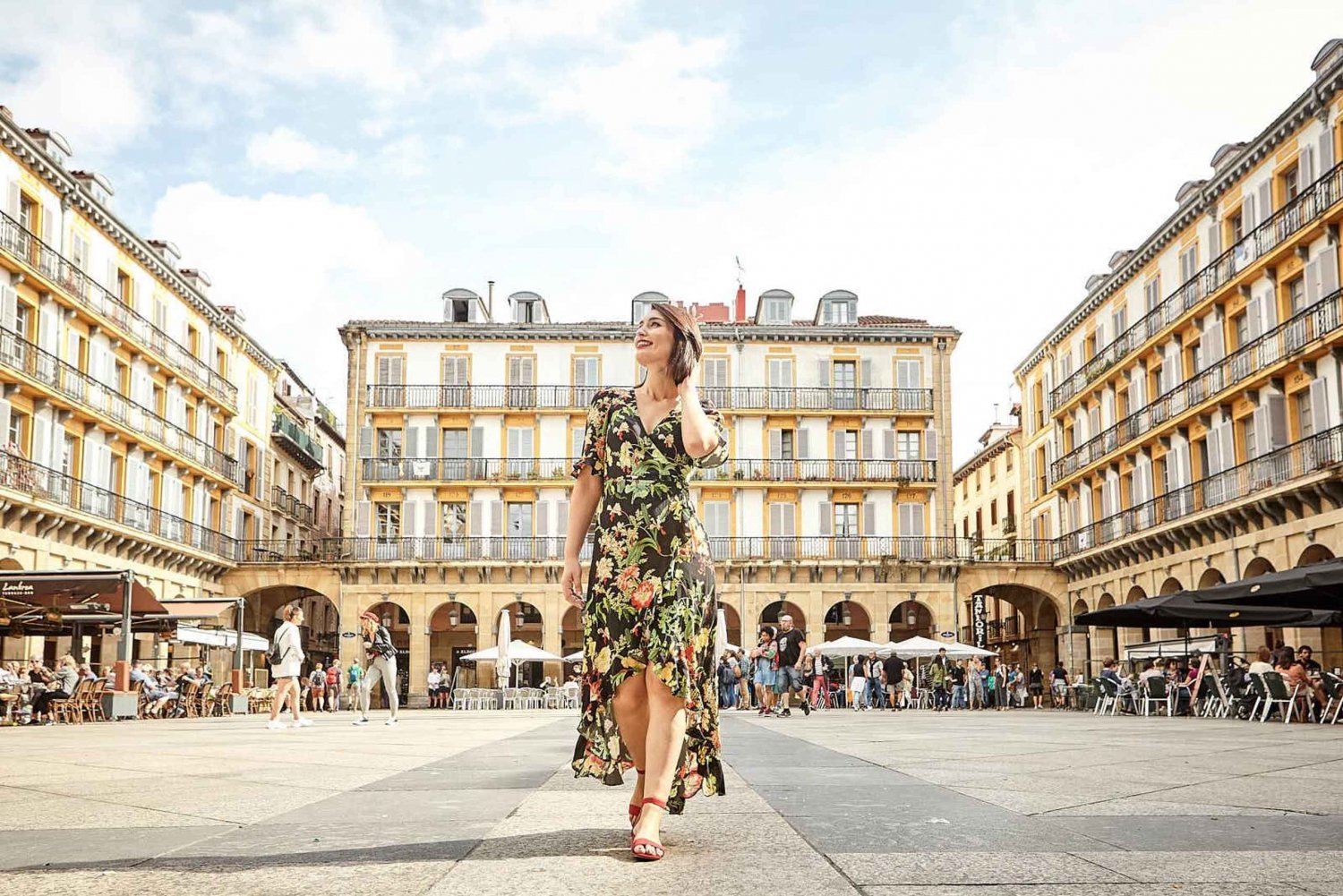 Professional photoshoot while visiting San Sebastián