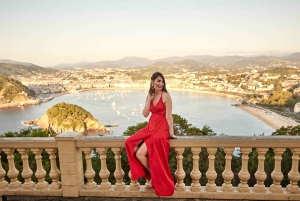 Profesjonalna sesja zdjęciowa podczas wizyty w San Sebastián