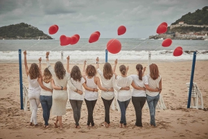 Profesjonalna sesja zdjęciowa podczas wizyty w San Sebastián