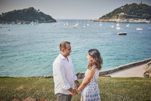 Profesjonalna sesja zdjęciowa podczas wizyty w San Sebastián