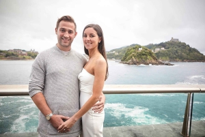 Profesjonalna sesja zdjęciowa podczas wizyty w San Sebastián