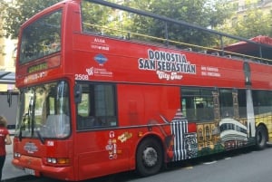 San Sebastian: Hop-On Hop-Off City Tour Bus