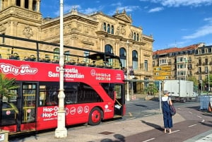 San Sebastian: Hop-On Hop-Off City Tour Bus