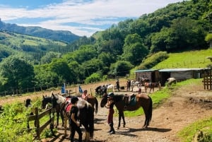 San Sebastian: Horseback Riding & Traditional Delights