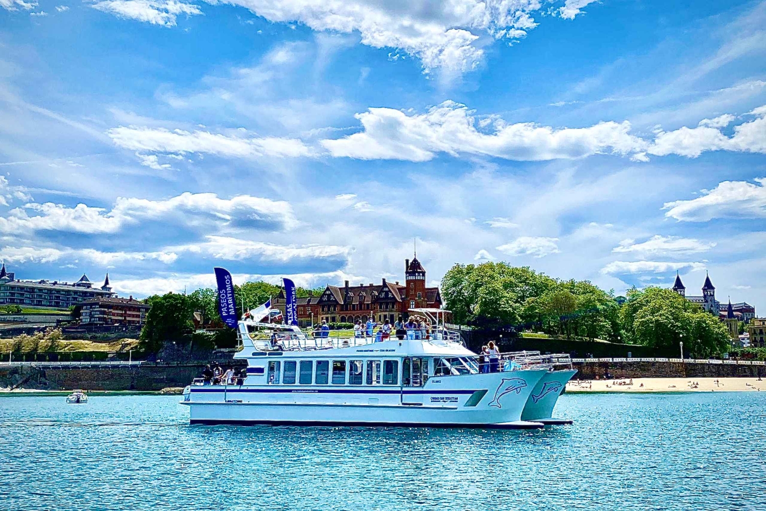San Sebastian: Katamarantur med panoramaudsigt over bugten og kysten