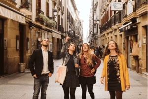 San Sebastian: Pintxos och vintur med 5 provningar