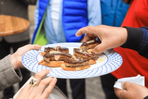 San Sebastian: Pintxos och vintur med 5 provningar