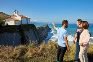 Zarautz, Getaria e Zumaia desde San Sebastián