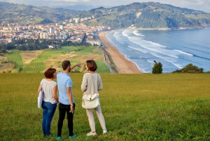 Zarautz, Getaria e Zumaia desde San Sebastián