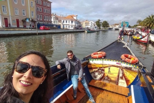 AVEIRO E COSTA NOVA: Private Ganztagestour mit Bootstour ab Porto