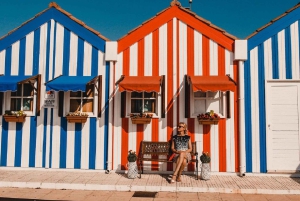 AVEIRO E COSTA NOVA: Private Ganztagestour mit Bootstour ab Porto