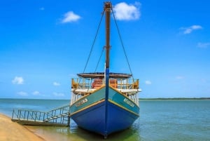 ボートに乗る：ブラジル最大のサン・フランシスコ川