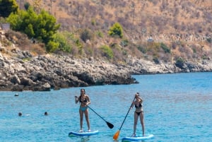 Grotterne i Porto Palermo: Kajak/SUP-tur med havudsigt over slottet