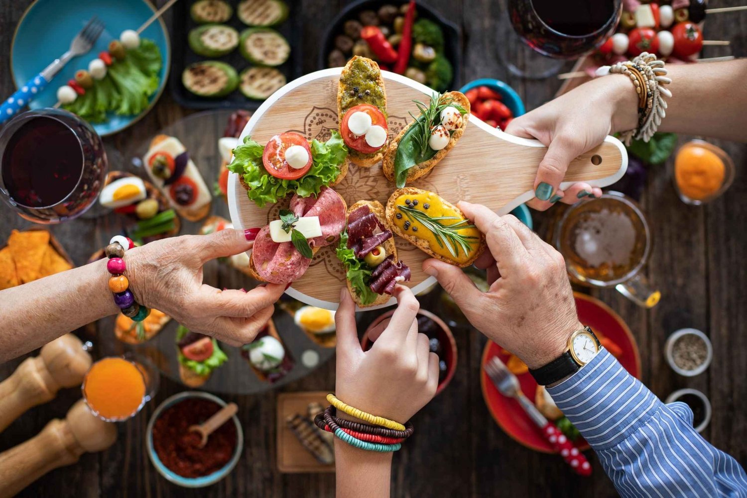 Faro: Guidet tur med portugisisk tapas