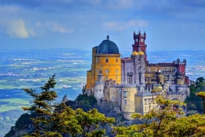 From Lisbon: Pena Palace, Regaleira, Sintra & Cascais Tour