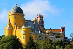 From Lisbon: Pena Palace, Regaleira, Sintra & Cascais Tour