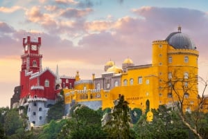 From Lisbon: Pena Palace, Regaleira, Sintra & Cascais Tour