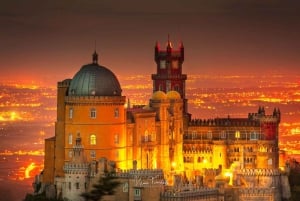 From Lisbon: Pena Palace, Regaleira, Sintra & Cascais Tour