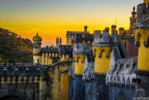 From Lisbon: Pena Palace, Regaleira, Sintra & Cascais Tour