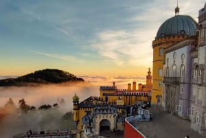 From Lisbon: Pena Palace, Regaleira, Sintra & Cascais Tour