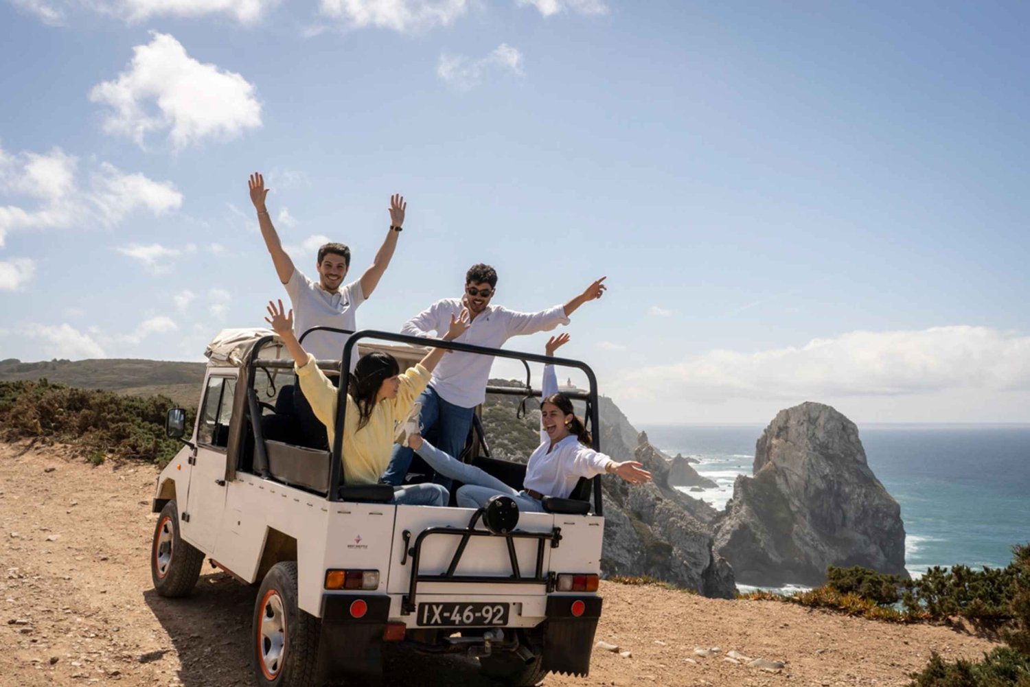 From Lisbon: Sintra with Pena Palace and Cabo da Roca by 4WD