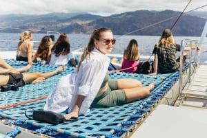 Funchal: Delfin- und Whale-Watching-Katamaranfahrt