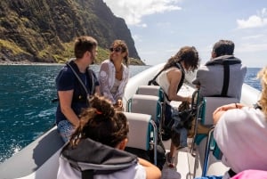 Funchal: Tramonto sull'acqua in barca RIB +opzione delfino/balena
