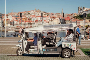 Excursão de meio dia de tuk tuk pelo Porto: Clérigos, orla marítima e miradouros