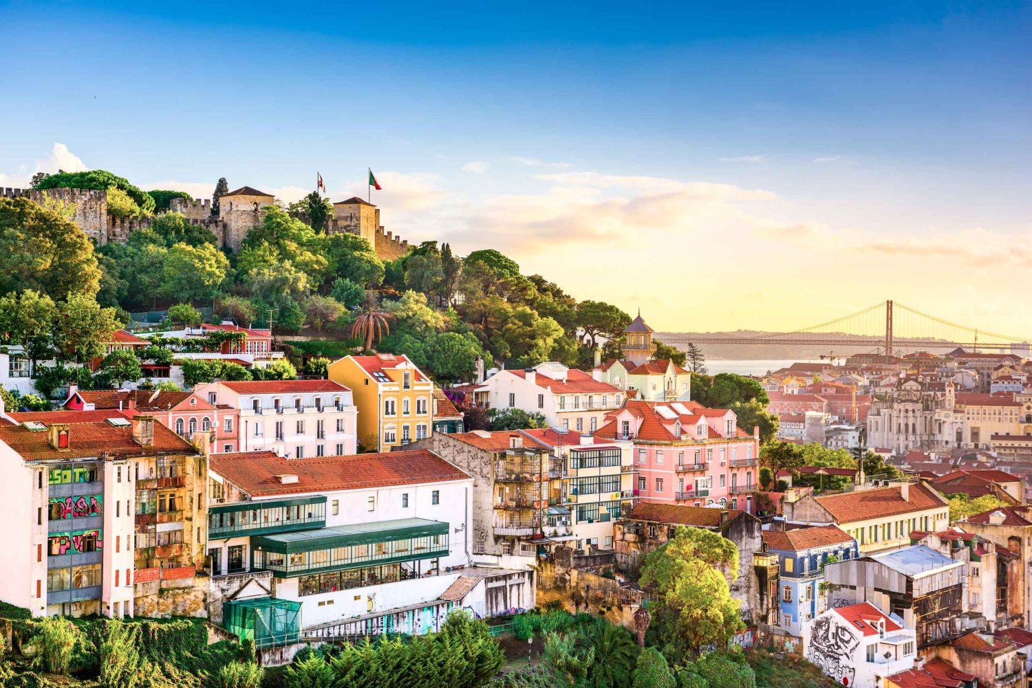 Lisbonne : Château de Sao Jorge : billet coupe-file avec guide