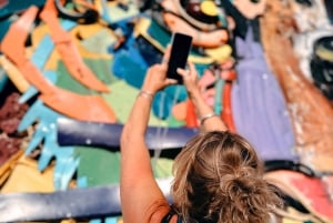 Lissabon: Gadekunstelskere med tuktuk