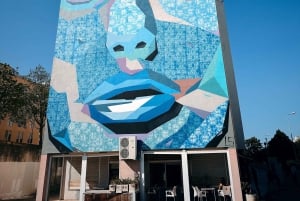 Lissabon: Gadekunstelskere med tuktuk