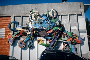 Lissabon: Gadekunstelskere med tuktuk