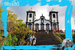 Madeira: Monte Toboggan + Tour del centro storico in tuk-tuk con MadTuk