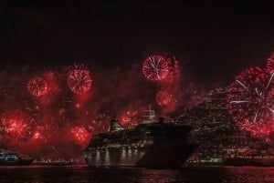 Madeira: Fyrverkeri på nyttårsaften med katamaran