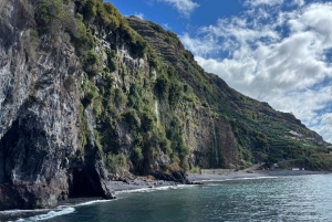 Madeiran eteläinen kierros: Cabo Girão, risteilyaluksen vesiputoukset