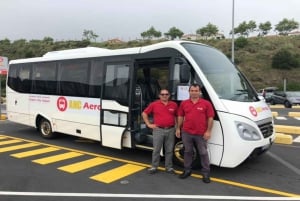 Luchthaven Ponta Delgada: Bus van/naar Vila Franca do Campo