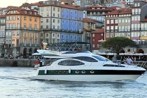 Porto: 6 Bridges Yacht Cruise med vin og snacks