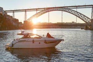 Porto: 6 Bridges Yacht Cruise med vin og snacks