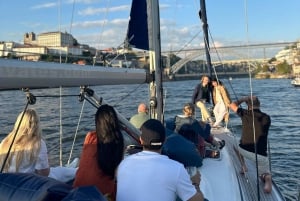 Porto: Charming Sailboat Cruise with Port Wine,Sunset Option