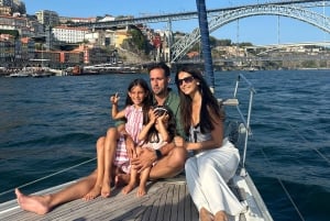 Porto: Charming Sailboat Cruise with Port Wine,Sunset Option