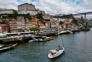 Porto: Charming Sailboat Cruise with Port Wine,Sunset Option