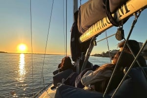 Porto: Charming Sailboat Cruise with Port Wine,Sunset Option