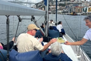 Porto: Charming Sailboat Cruise with Port Wine,Sunset Option