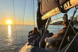 Porto: Charming Sailboat Cruise with Port Wine,Sunset Option