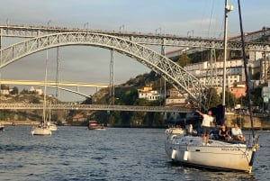 Porto: Charming Sailboat Cruise with Port Wine,Sunset Option