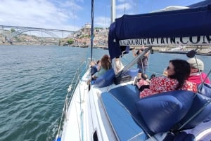 Porto: Charming Sailboat Cruise with Port Wine,Sunset Option