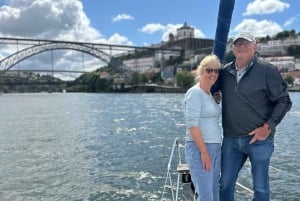 Porto: Charming Sailboat Cruise with Port Wine,Sunset Option