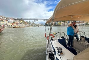 Porto: Charming Sailboat Cruise with Port Wine,Sunset Option